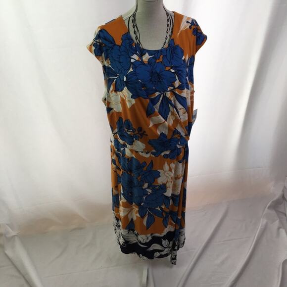 London Style Collection Justine Asymmetric Dress - Picture 13 of 16